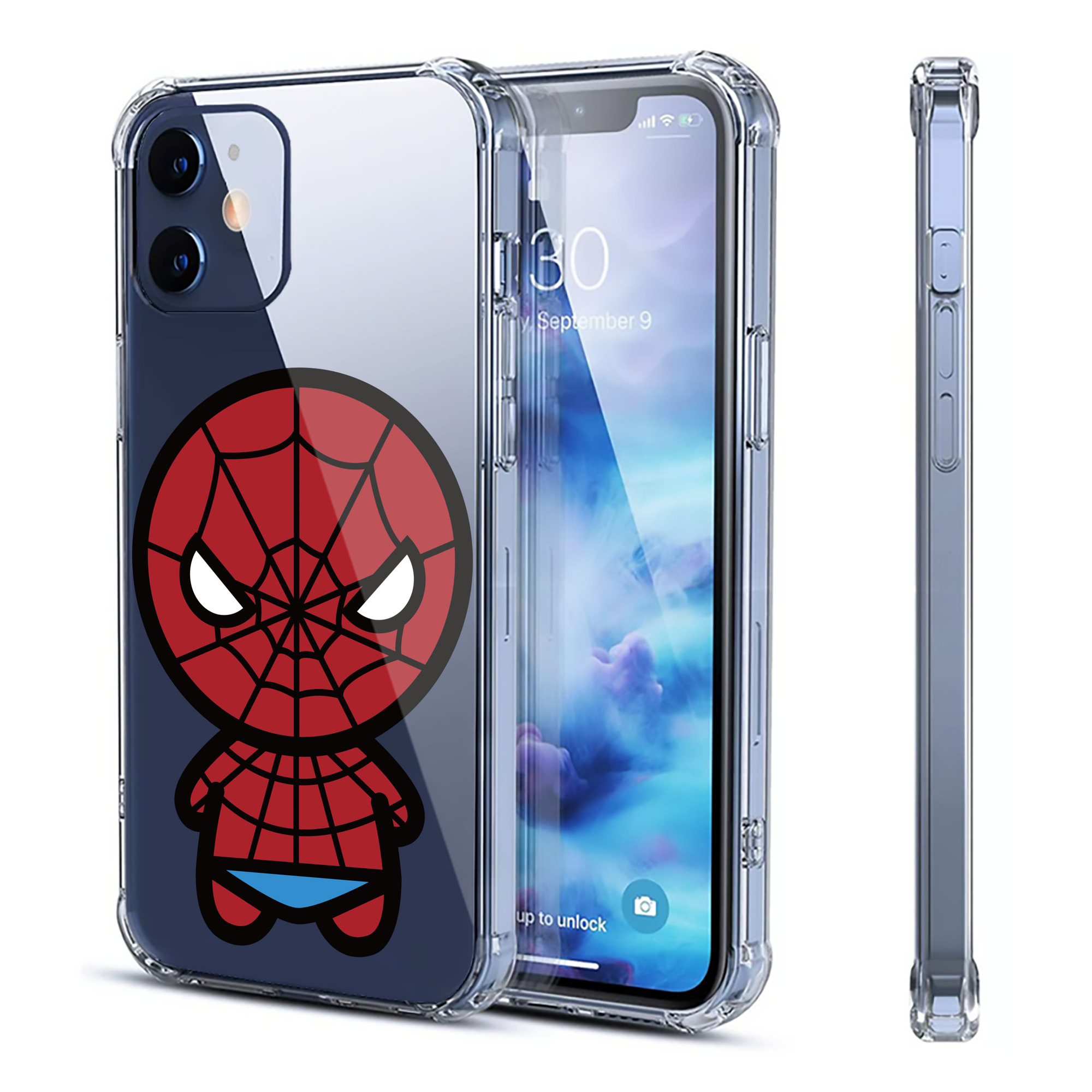 （画像用） アベンジャーズ The Avengers 【iPhone 12シリーズ対応】透明スマホケース（クリアソフトケース）